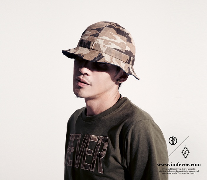 FEVER CAMOUFLAGE BUCKET HAT008