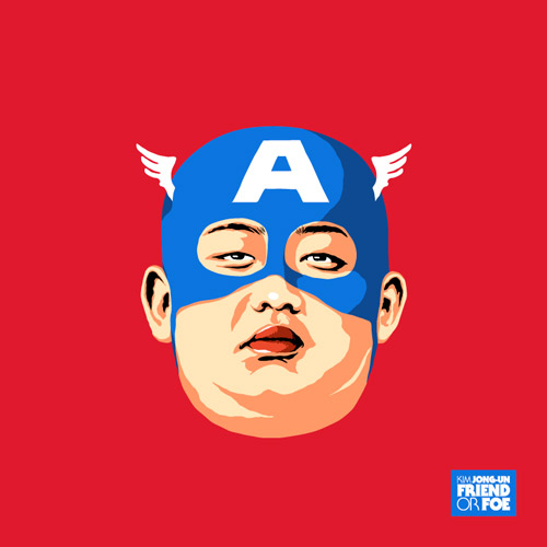 kim-jong-un-as-pop-culture-characters-captain-america