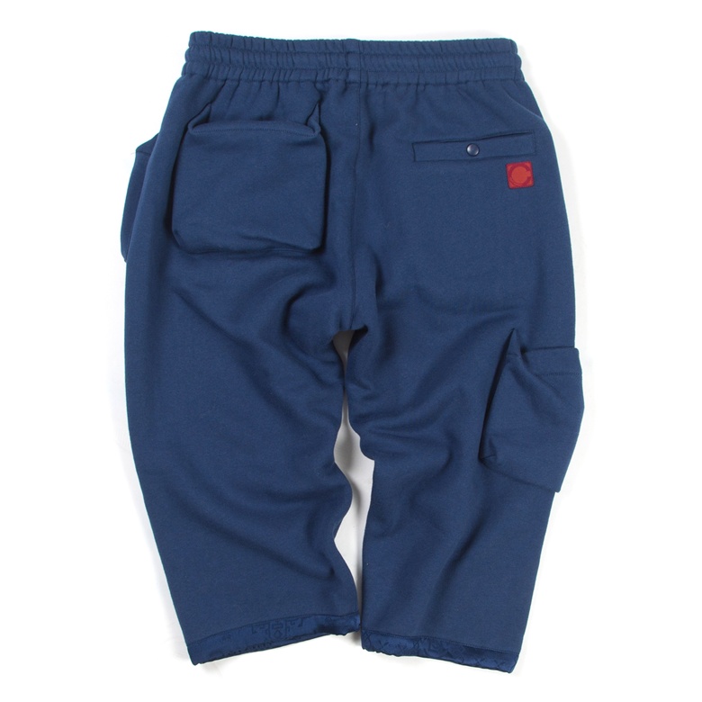 Silk Blue Kung Fu Room Pants (Back)_NT$3480