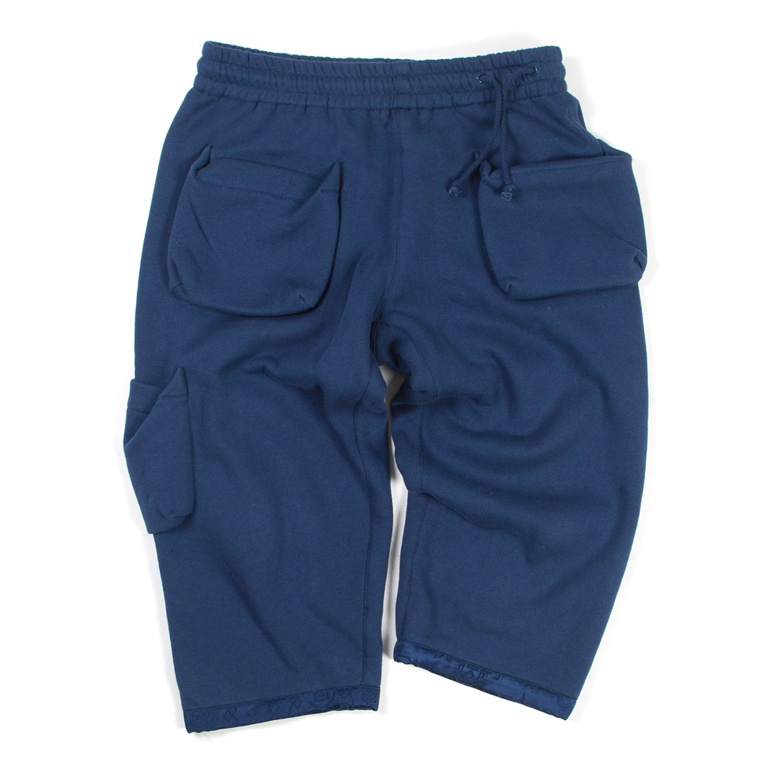 Silk Blue Kung Fu Room Pants (Front)_NT$3480