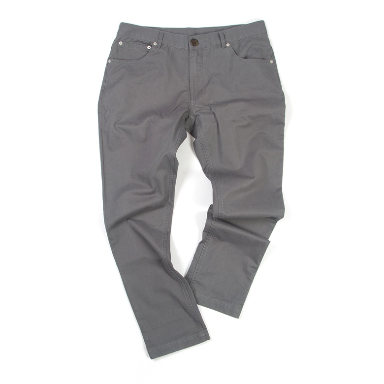 Silk Grey Roll Up Chino (Front)_NT$4080