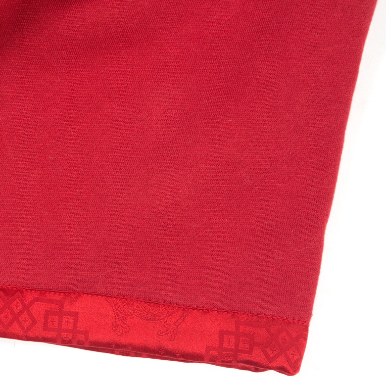 Silk Red Kung Fu Room Pants (Detail)_NT$3480