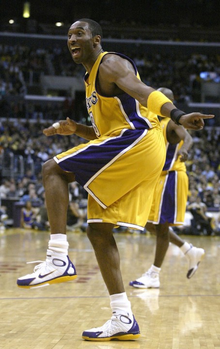 Kobe Bryant．Nike Air Zoom Huarache 2K4 “Lakers PE”