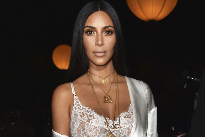 Kim-Kardashian-wearing-Kanye-West-Yeezy-Season-4-Jewelry-Gold-Pendant-Necklace-See-more-on-THE-DAPIFER