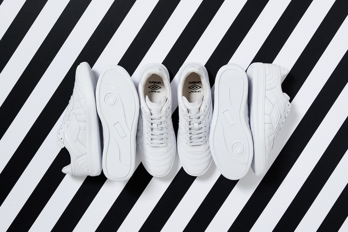 高端白鞋再一发 OFF-WHITE x UMBRO Coach Sneaker 联名鞋款贩售确定