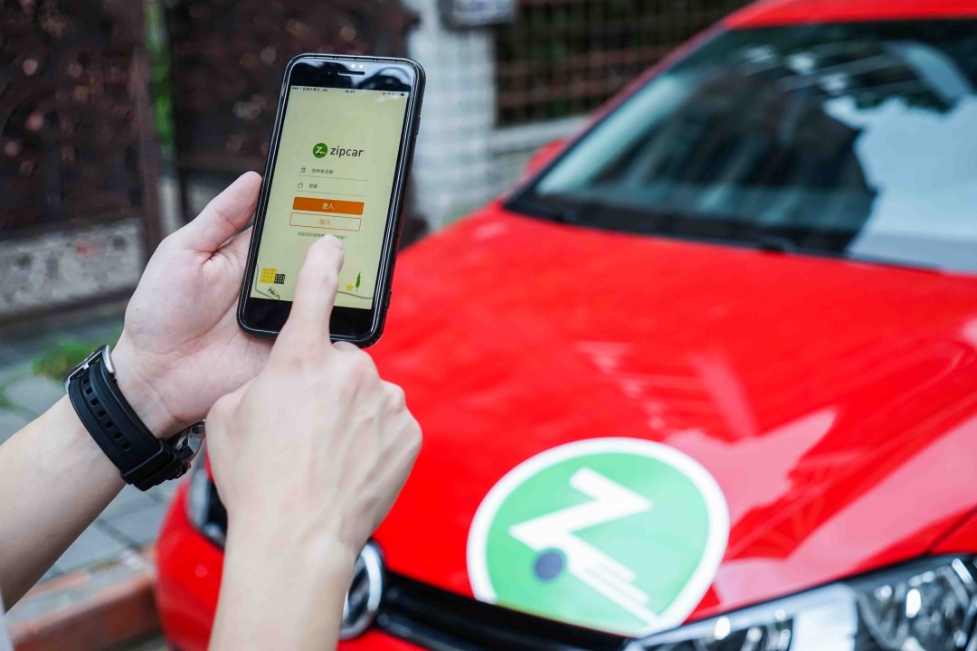 Zipcar 輕鬆使用行動裝置取用車輛