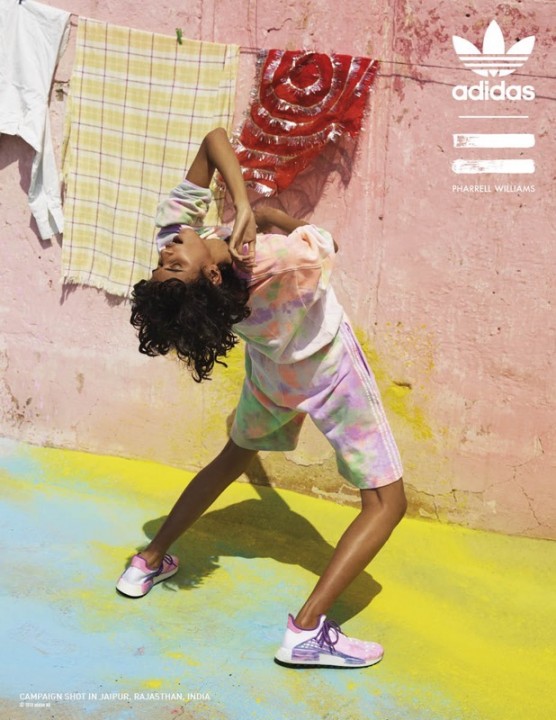 adidas Originals by Pharrell Williams Hu Holi Powder Dye系列形象照1