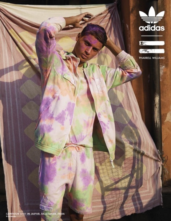 adidas Originals by Pharrell Williams Hu Holi Powder Dye系列形象照2