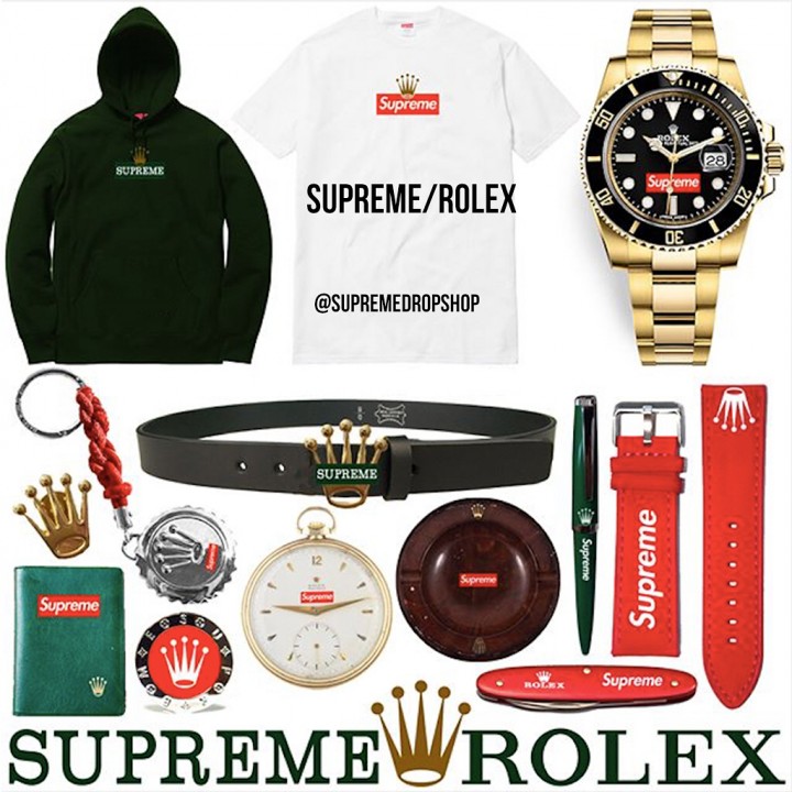 supreme x rolex