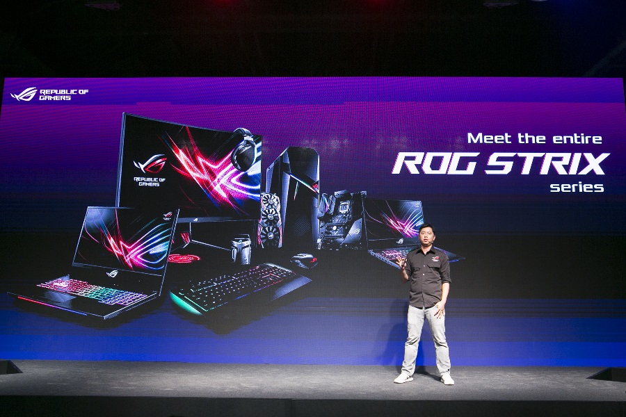 ROG發表會上亦展示全系列ROG STRIX系列產品