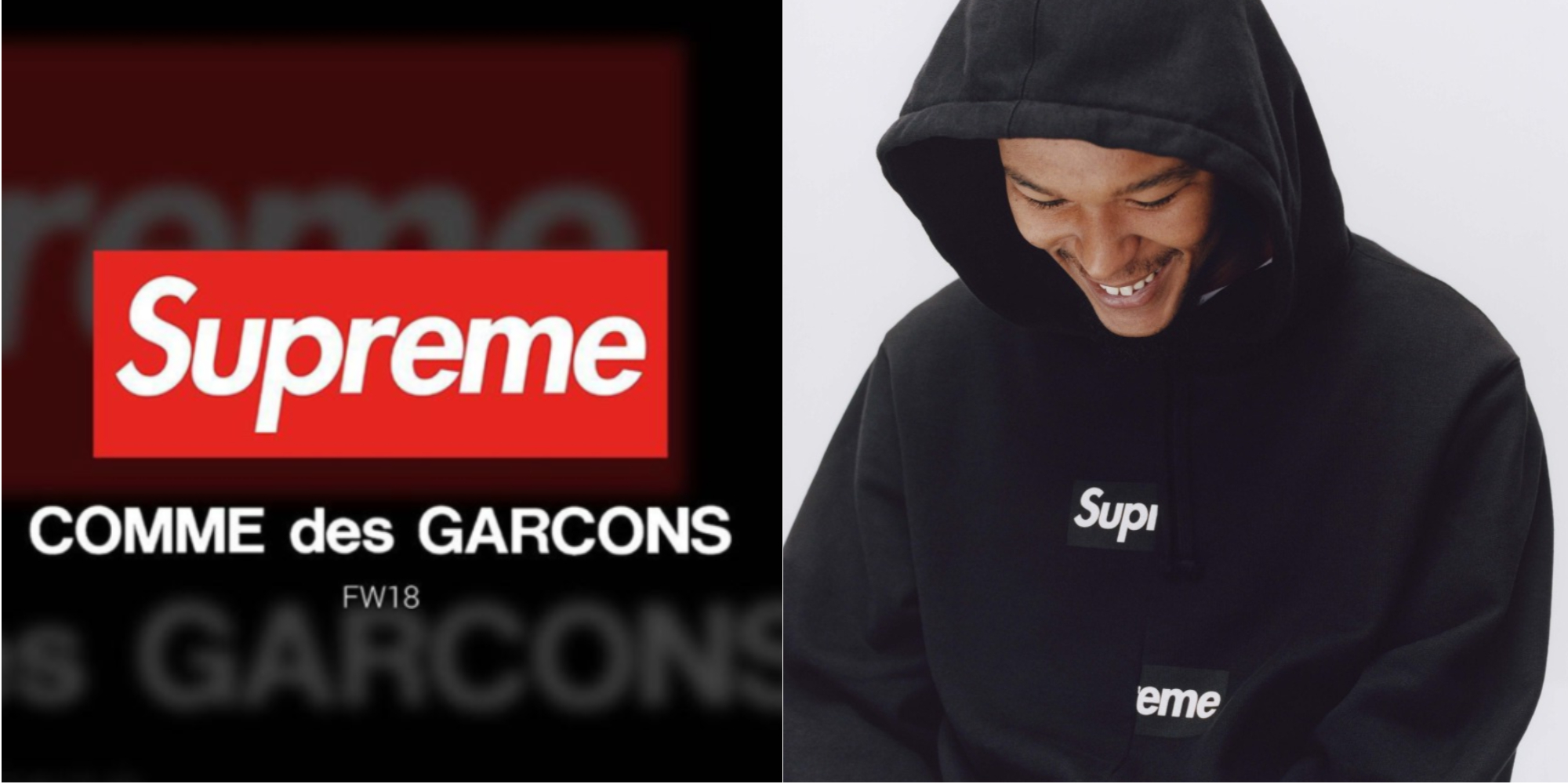 斷字」Box Logo Tee 絕對要！Supreme x COMME des GARÇONS SHIRT 2018