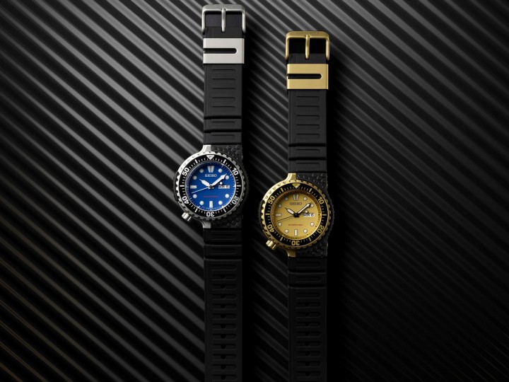 SEIKO X LOWERCASE聯名錶款，由創意總監梶原由景設計 SBDN045J (左) / NT$ 18,000 SBDL045J (右) / NT$ 21,000