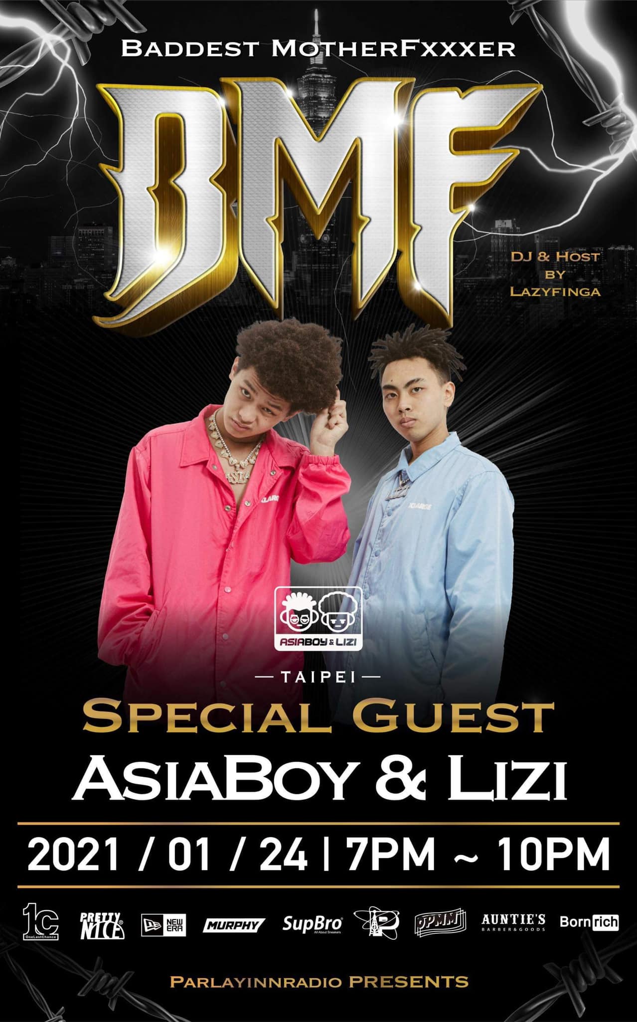 這場會不會太大團？《BMF 壞傢伙派對》1/24 就要登場，演唱會竟又邀請 DJ MR.GIN、禁藥王&栗子 加碼演出！