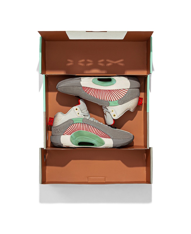 冠希爸爸和  P.J. Tucker 已上腳！堪稱藝術品的 CLOT x Air Jordan 35 「Warrior Jade」即將登場！