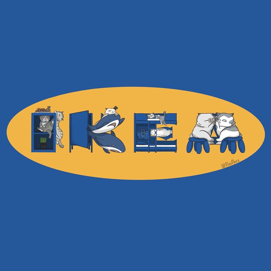 222貓之日這一天，運動潮流品牌 LOGO 全被喵星人「入侵」啦！貓奴直呼：「太欠買了～」