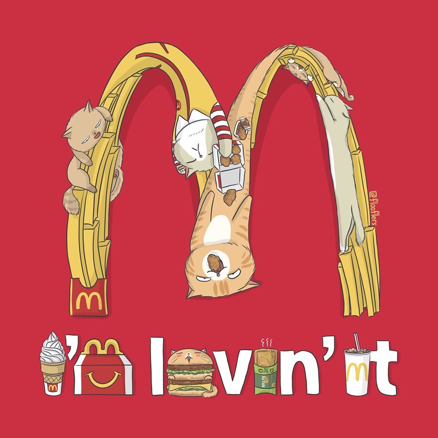 222貓之日這一天，運動潮流品牌 LOGO 全被喵星人「入侵」啦！貓奴直呼：「太欠買了～」