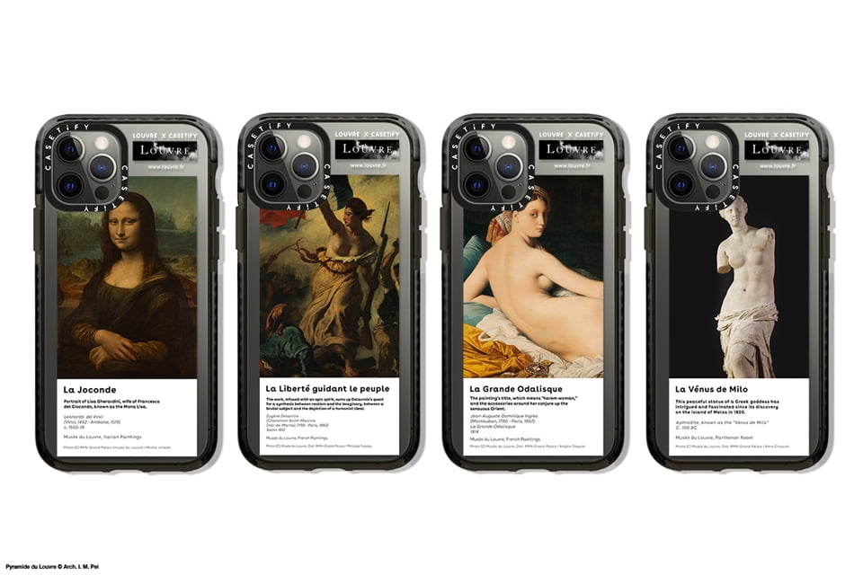 不能出國好悶？CASETiFY 把羅浮宮經典名畫、票根、館藏展覽標示全搬上 3C 配件