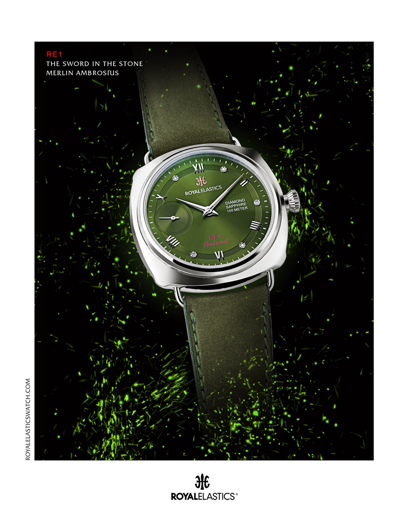 鳳小岳這氣場太強大！ ROYAL ELASTICS WATCH 推出全新「TRON 陀飛輪」及「 RE1 」錶款！