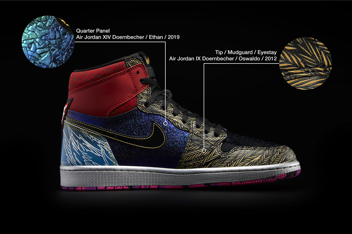 史上最屌一代沒有之一！Air Jordan 1 “What The Doernbecher” 重磅登場，述說 14 位兒童對抗病魔的感人故事！