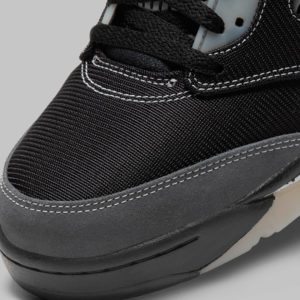 今晚想來點不一樣的黑魂？全新 Air Jordan 5「煤炭黑」即將在台發售，平民版 Off-White 聯名絕對要入手！