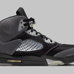 今晚想來點不一樣的黑魂？全新 Air Jordan 5「煤炭黑」即將在台發售，平民版 Off-White 聯名絕對要入手！