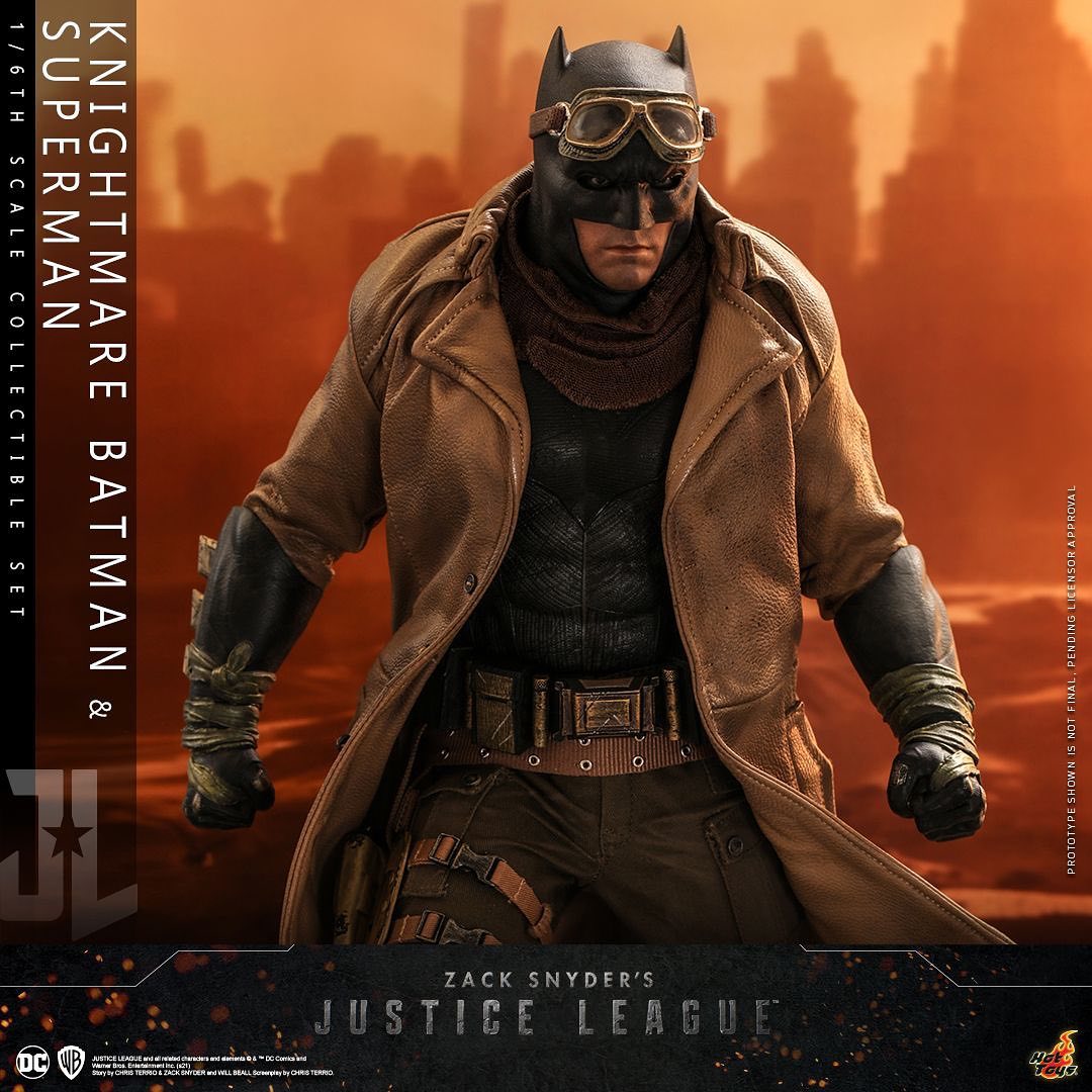 黑暗降臨！Hot Toys 推出《正義聯盟》代表模型：黑超人、惡夢蝙蝠俠