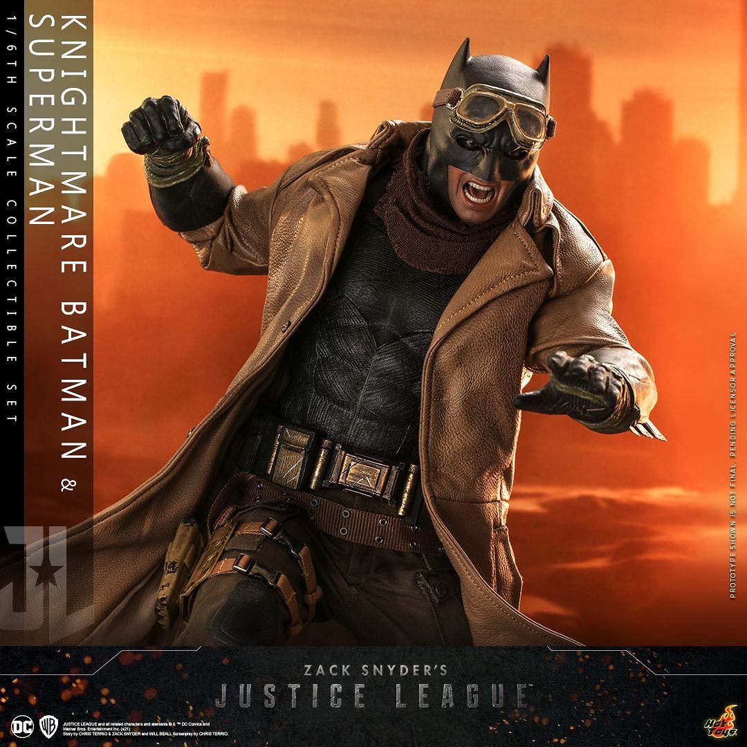 黑暗降臨！Hot Toys 推出《正義聯盟》代表模型：黑超人、惡夢蝙蝠俠