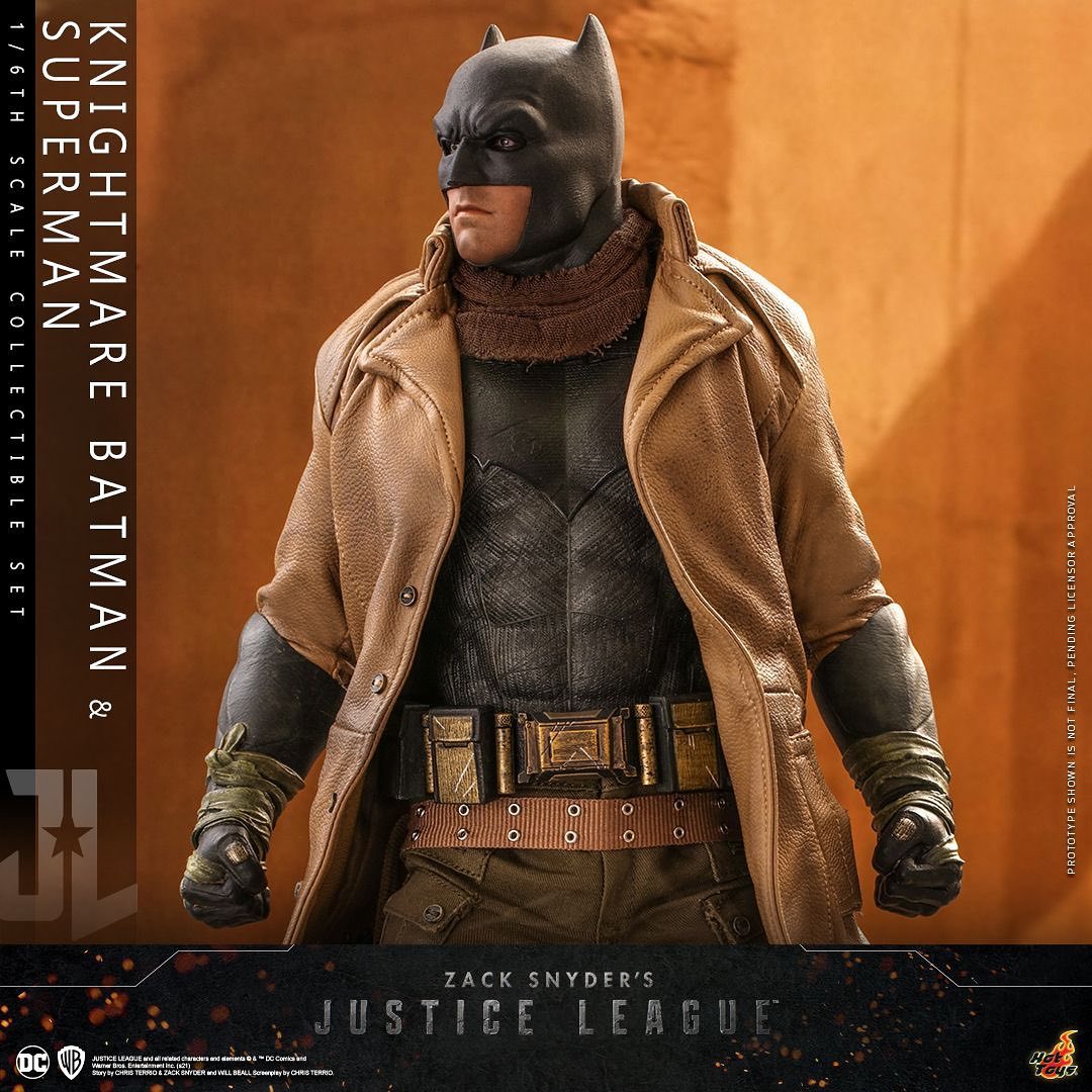 黑暗降臨！Hot Toys 推出《正義聯盟》代表模型：黑超人、惡夢蝙蝠俠