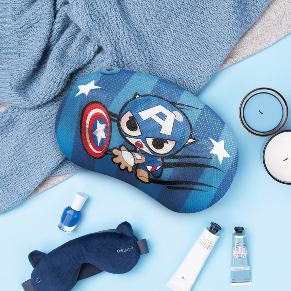 3 大超級英雄轉行當按摩師！MARVEL X OSIM 聯名暖摩枕限定款，深層揉捏輕鬆帶走一天的疲勞