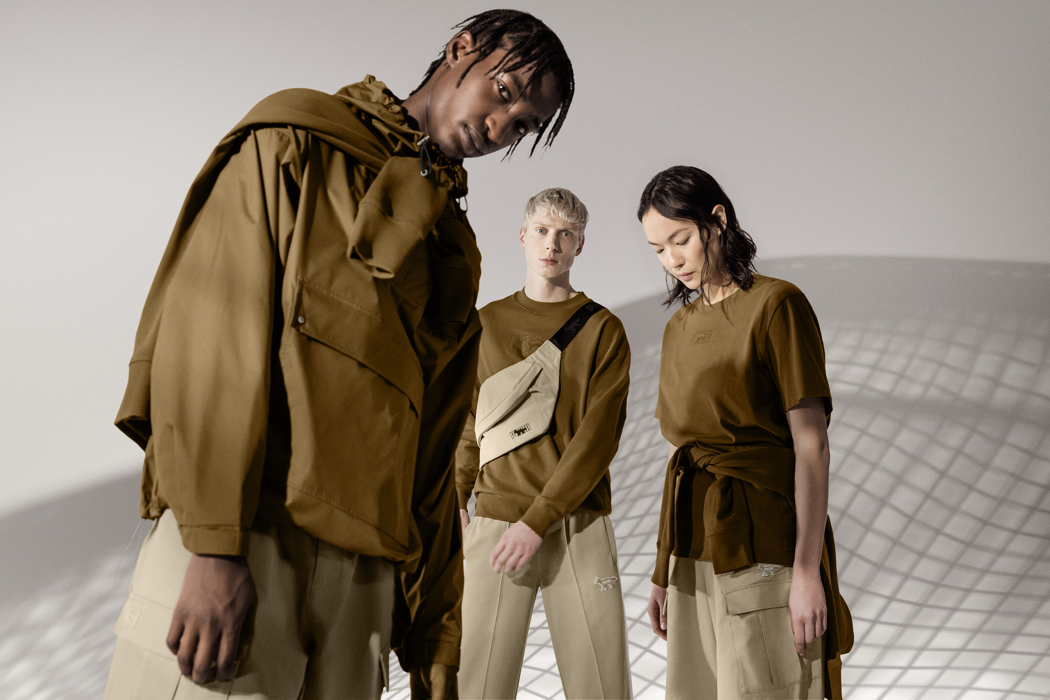 美洲豹融合小狐狸 Logo 超吸睛！PUMA x MAISON KITSUNÉ 時尚聯名系列正式登場，工裝日本美學超級帥！