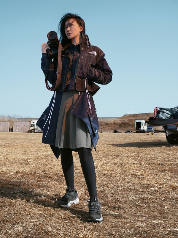 激似 GUCCI 聯乘系列！林允出鏡 THE NORTH FACE 推出 2021 春夏女子專屬系列， Outdoor 妹子就這樣穿！