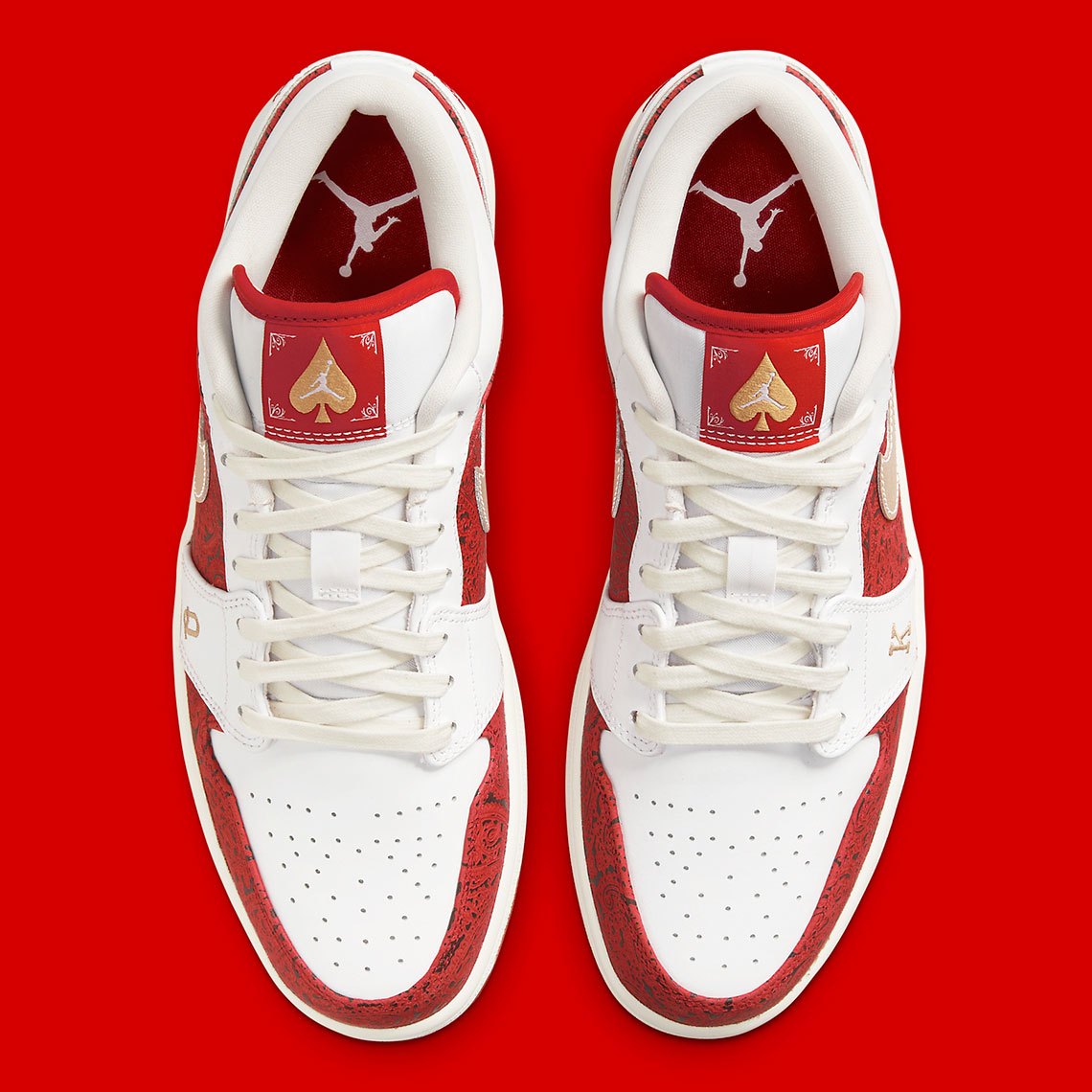 參加慈善撲克王大賽最佳鞋款！Air Jordan 1 Low「黑桃皇后」官圖公布，精緻雕紋質感爆棚！