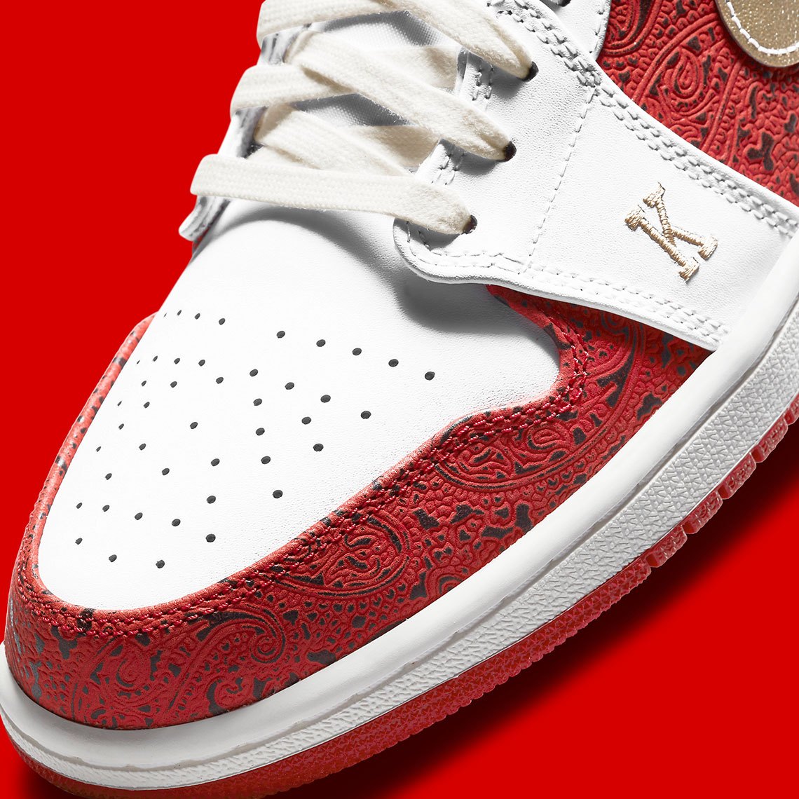 參加慈善撲克王大賽最佳鞋款！Air Jordan 1 Low「黑桃皇后」官圖公布，精緻雕紋質感爆棚！