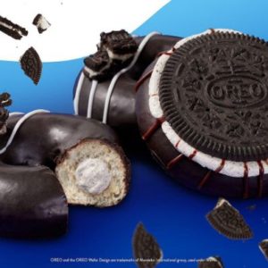 甜點控吃起來！Krispy Kreme 推出「OREO 聯名甜甜圈」，這餡料讓你肥死也甘願！