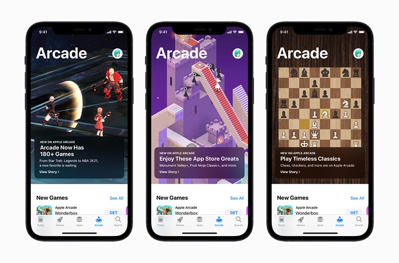 新增的 Apple Arcade 原創遊戲分成兩大全新類別，包括跨世代經典和 App Store 精選傑作