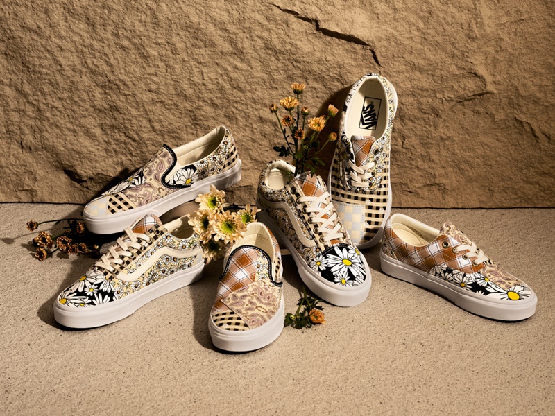 台灣販售預告｜最火變形蟲、雛菊小花元素一次擁有！ VANS 全新「MEADOW PATCHWORK 」系列即將開賣！