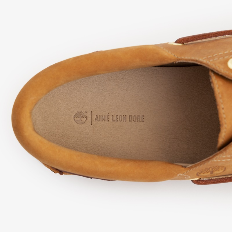 台灣販售資訊｜紐約火爆簡約街牌參戰！ AIMÉ LEON DORE x Timberland 經典三孔手工縫製帆船鞋限量開賣！