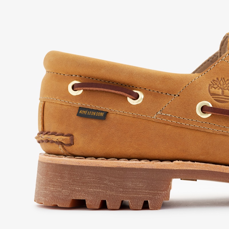 台灣販售資訊｜紐約火爆簡約街牌參戰！ AIMÉ LEON DORE x Timberland 經典三孔手工縫製帆船鞋限量開賣！