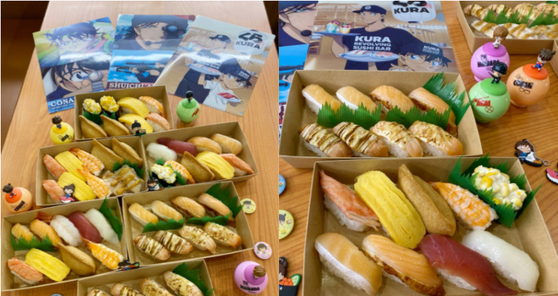 送名偵探柯南扭蛋！藏壽司推限定 KURA 外帶，「鮭魚，炙烤」6 款餐盒征服你味蕾！