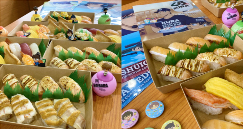 送名偵探柯南扭蛋！藏壽司推限定 KURA 外帶，「鮭魚，炙烤」6 款餐盒征服你味蕾！