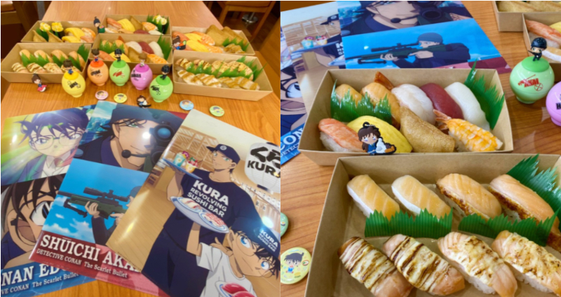 送名偵探柯南扭蛋！藏壽司推限定 KURA 外帶，「鮭魚，炙烤」6 款餐盒征服你味蕾！