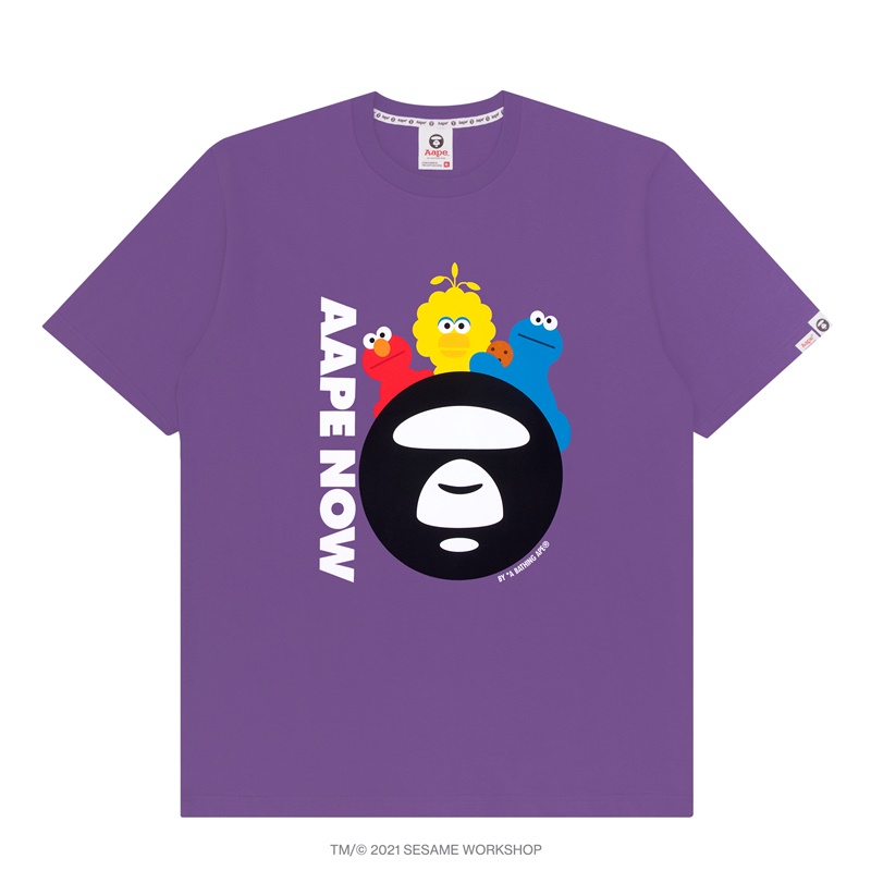 台灣販售預告｜極具話題的 APE BY *A BATHING APE® X SESAME STREET 聯乘系列登場！滿額還送限量玩偶鑰匙圈組！