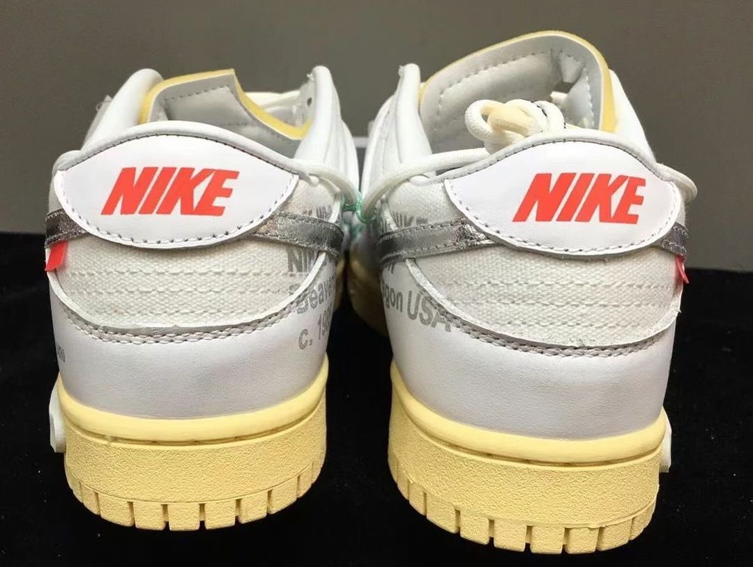 50 雙中的第 1 雙？Off-White x Nike Dunk Low “The 50”再一諜照釋出，氧化刷色復古味爆棚！