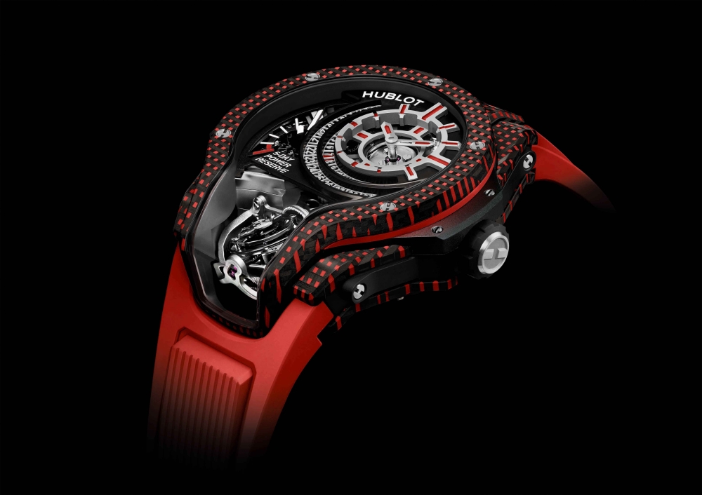 全球限量各「 8 」只！ HUBLOT 宇舶推出 MP-09 雙軸陀飛輪腕錶，注入業界第一 3D 彩色碳纖維！