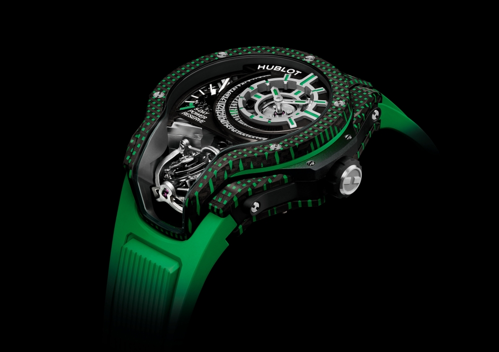 全球限量各「 8 」只！ HUBLOT 宇舶推出 MP-09 雙軸陀飛輪腕錶，注入業界第一 3D 彩色碳纖維！