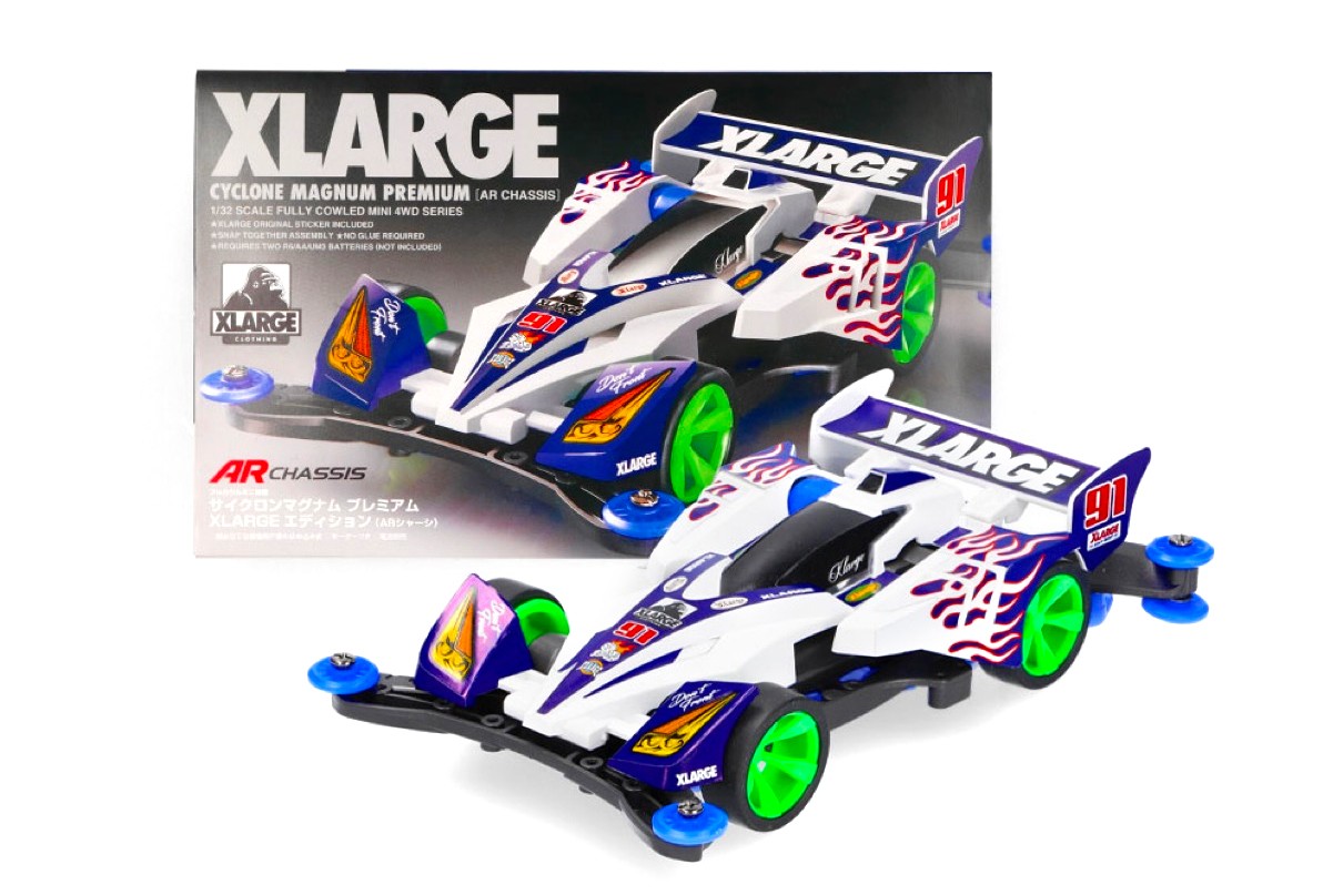 記得《爆走兄弟》嗎？XLARGE x TAMIYA 「聯名旋風衝鋒」四驅車本週發售