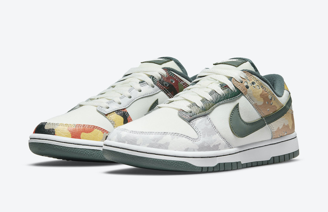 nike sb dunk low multi camo