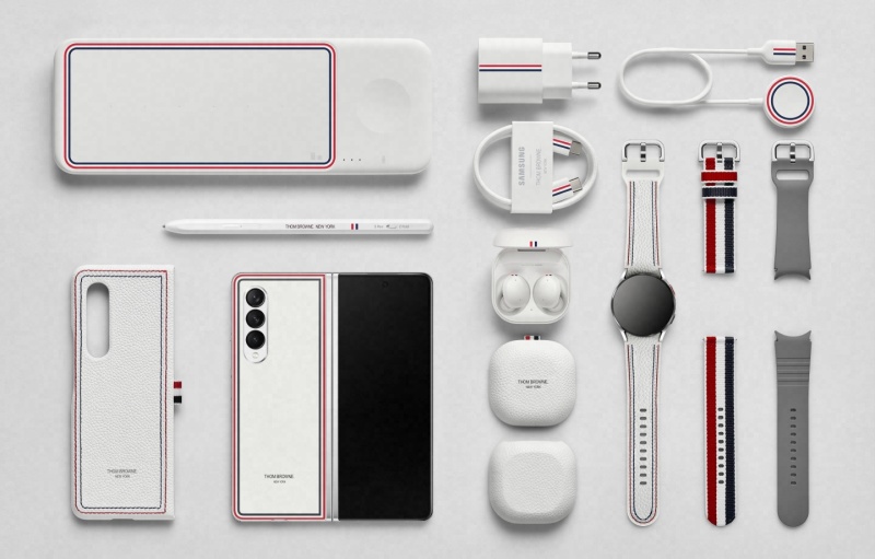 Samsung x Thom Browne 再度強強聯手！簡約白色摺疊旗艦機 Galaxy Z Flip3、Z Fold3 限量版搶先「這天」在台開賣！