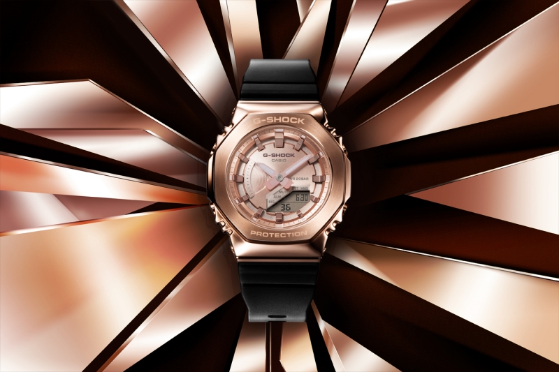 八角錶圈真的金屬化了！號稱「農家橡樹」的 G-SHOCK GM-2100 不銹鋼版本超質感登場！