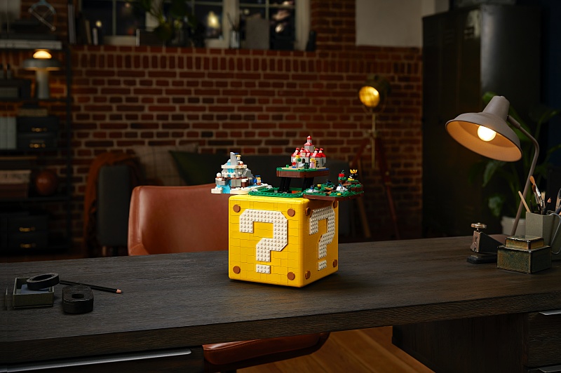 神還原經典遊戲關卡！LEGO x Nintendo 再推「超級瑪利歐 64？磚塊」盒組，喚回玩家記憶